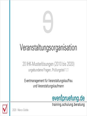 cover image of Veranstaltungsorganisation